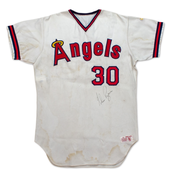 Nolan Ryan 1974-75 California Angels Game Worn & Signed Home Jersey - From 3x 300+ K Seasons, 2 No Hitters, A+ Provenance (MEARS A9.5)