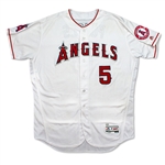 Albert Pujols Photo Matched 8/30/16 Game Worn & Signed Los Angeles Angels Home Jersey (Resolution/MEARS A10/MLB Auth)