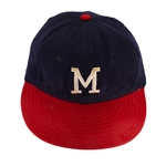 Warren Spahn 1962 Milwaukee Braves Game Worn Baseball Cap (MEARS/Hunt/Spahns Brother LOA)