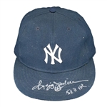 Reggie Jackson 1978-81 New York Yankees Game Worn & Signed "563 HR" Cap (MEARS/JSA LOA)