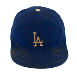 Don Drysdale Circa 1958 Los Angeles Dodgers Game Worn Baseball Cap (MEARS/Drysdale Family LOA)