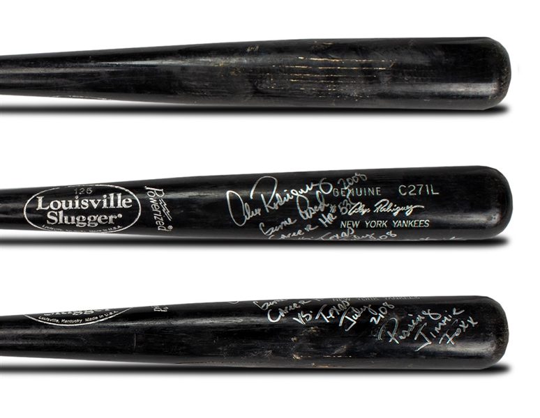 Alex Rodriguez 2008 HOME RUN #535 Game Used & Signed Louisville Slugger C271L Model Bat Passing Jimmie Foxx (JSA/PSA GU 9.5)