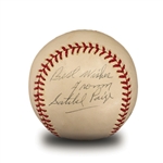 Satchel Paige "Best Wishes" Signed & Inscribed "Hall of Fame 1971" Rawlings Official League Baseball (PSA/DNA LOA)