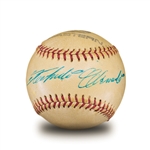 One of The Worlds Finest Roberto Clemente Single Signed Baseball With PSA/DNA "Mint 9" Signature (PSA/DNA 7.5 NR MT-MINT Overall)