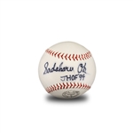 Don Larsens Sadaharu Oh Signed & Inscribed "JHOF 94" Baseball (Larsen/Steiner LOA)