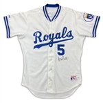 George Brett 1991 Kansas City Royals Game Used & Autographed Home Jersey (JSA/Miedema LOA)