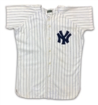 Mickey Mantle 1960 New York Yankees Pinstripe Home Salesman Sample Jersey