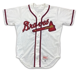 Greg Maddux 1996 Atlanta Braves Game Used & Autographed Home Jersey