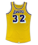 Earvin "Magic" Johnson 1979-85 Los Angeles Lakers Game Used Home Jersey - Solid Wear (Miedema LOA)
