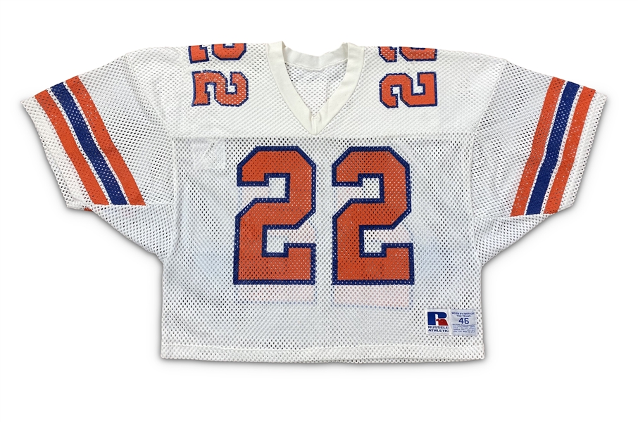 Emmitt Smith 1989 Florida Gators Game Used Jersey - PHOTO MATCHED! Heavy Repairs! 1 of 2 Known (RGU Photo Match LOA)