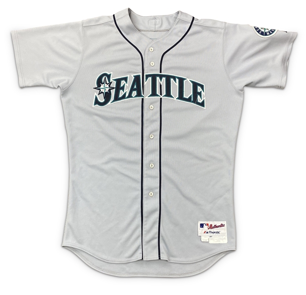 Ken Griffey Jr. 2009 Seattle Mariners Game Used & Autographed Road Jersey - PHOTO MATCHED to 6 Games! (Meigray/Miedema/Player LOA)