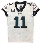 Carson Wentz 2019 Philadelphia Eagles Game Used & Autographed Jersey - 100th NFL Patch, 2 TDs! PHOTO MATCHED! (RGU LOA)