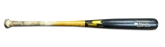 Robinson Cano 2012 Game Used SSK Professional Model Bat - Cracked (PSA GU 9 / MLB Auth)