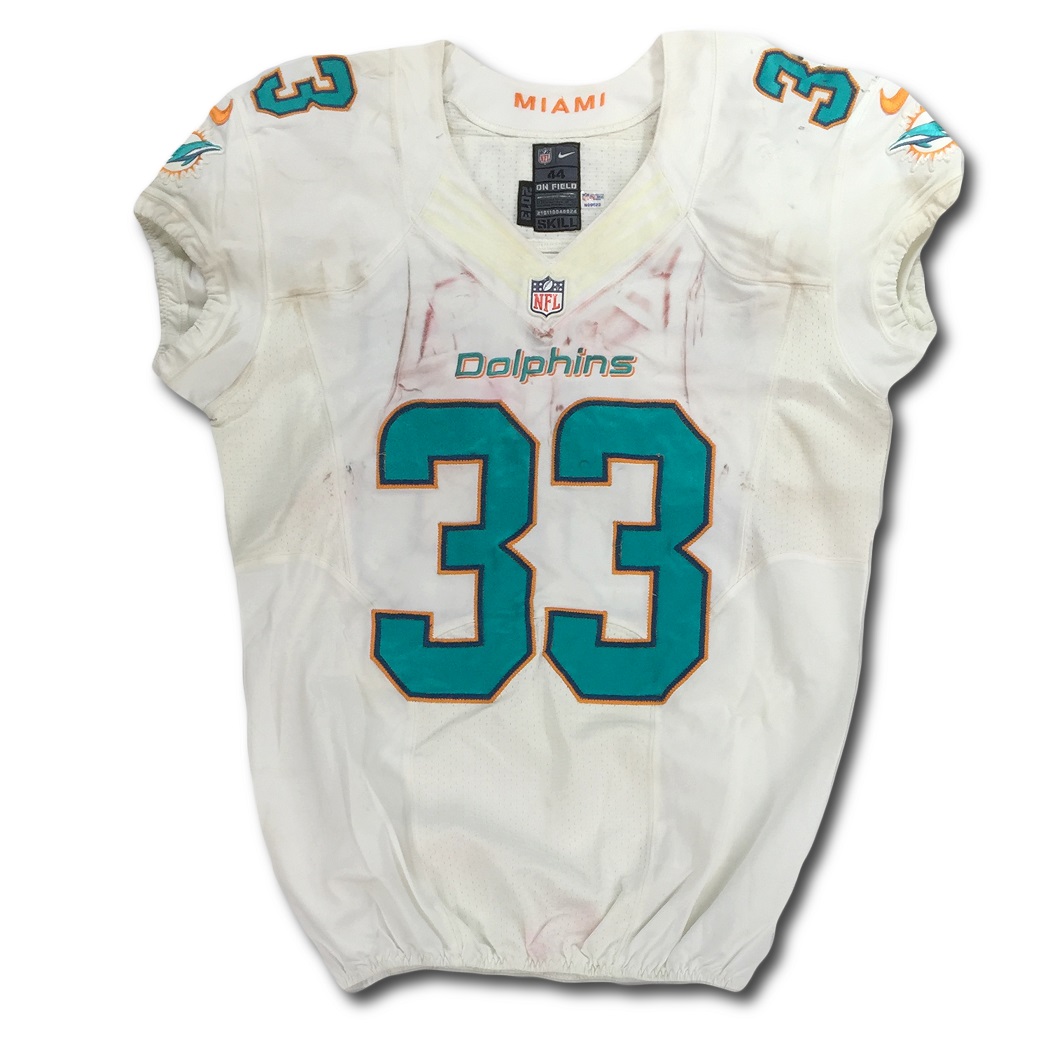 miami dolphins game worn jersey
