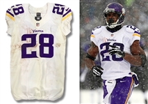 Adrian Peterson 2013 Minnesota Vikings Game Worn Jersey (NFL Auctions Sticker, Meigray LOA)