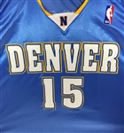 Carmelo Anthony 2003-2004 Game Used Denver Nuggets Away Jersey (Rookie Season)