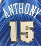 Carmelo Anthony 2003-2004 Game Used Denver Nuggets Away Jersey (Rookie Season)
