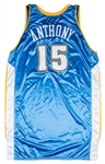 Carmelo Anthony 2003-2004 Game Used Denver Nuggets Away Jersey (Rookie Season)