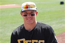 Mike Trout Game Worn Salt Lake BEES Minor League Black Jersey (Photo-Matched, Tremendous Use, Team LOA)