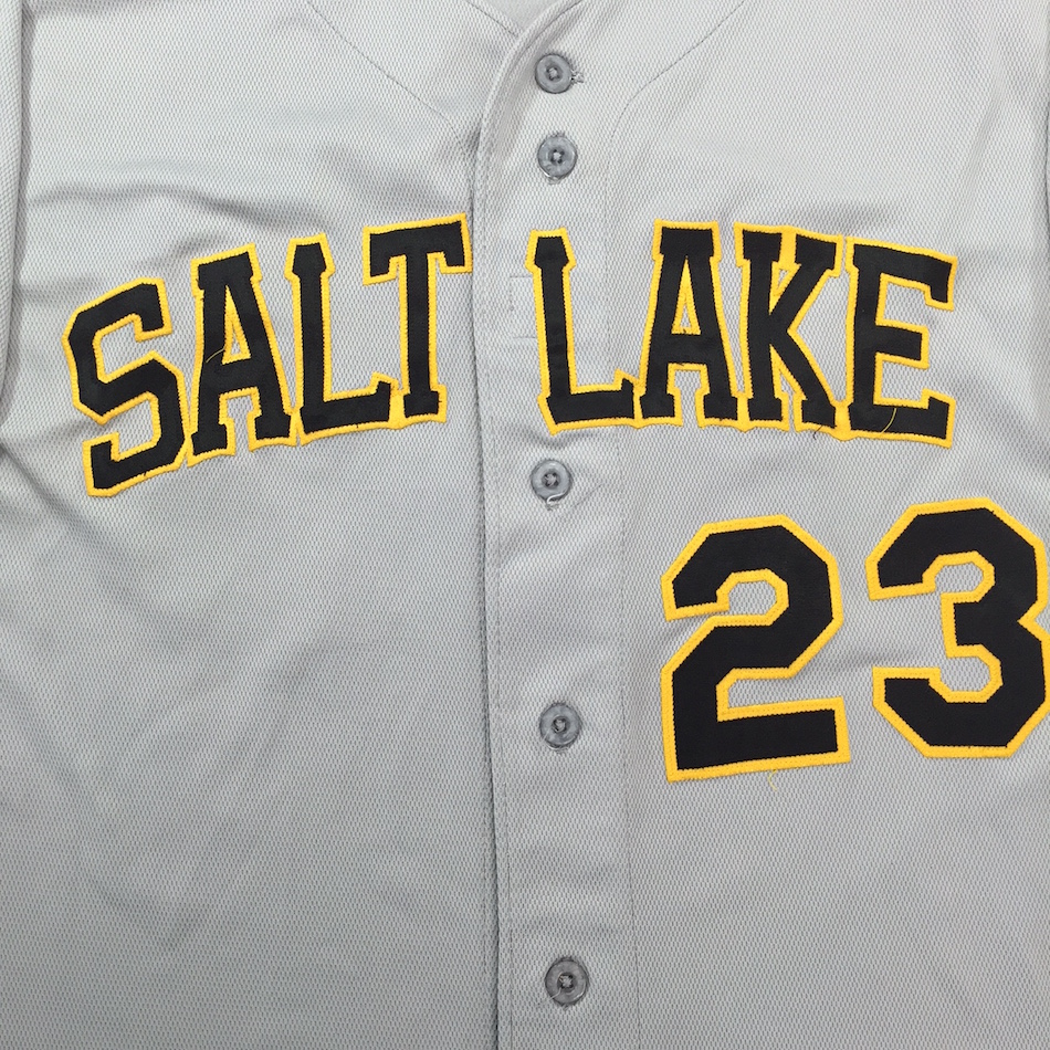 Lot Detail - Mike Trout Game Worn Salt Lake BEES Minor League Jersey  (Photo-Matched, Team LOA)