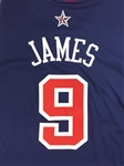 LeBron James 2004 Team USA Olympics Game Worn Navy Jersey (Apparent Use, Grey Flannel LOA)