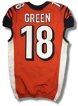 AJ Green 2015 Cincinatti Bengals Game Worn Jersey (Infinite Auctions Photo-Match LOA, Bengals Pro Shop Tag)