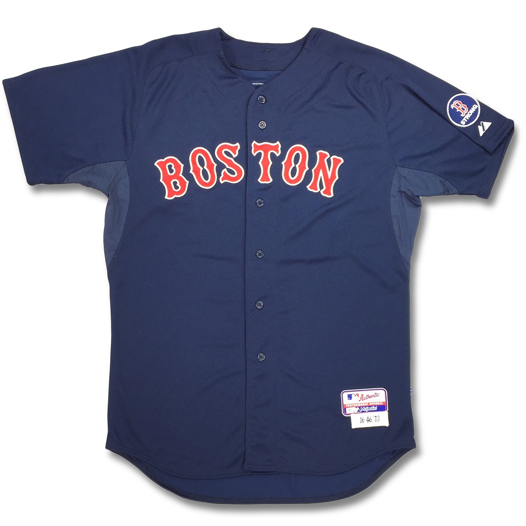 red sox game worn jersey