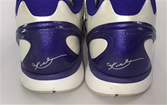 Kobe Bryant Game Worn Nike Basketball Shoes (Nets Equipment Staff LOA, Unique Size Variation)