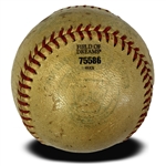Babe Ruth Autographed Official Baseball - Clean Signature (Full PSA LOA)