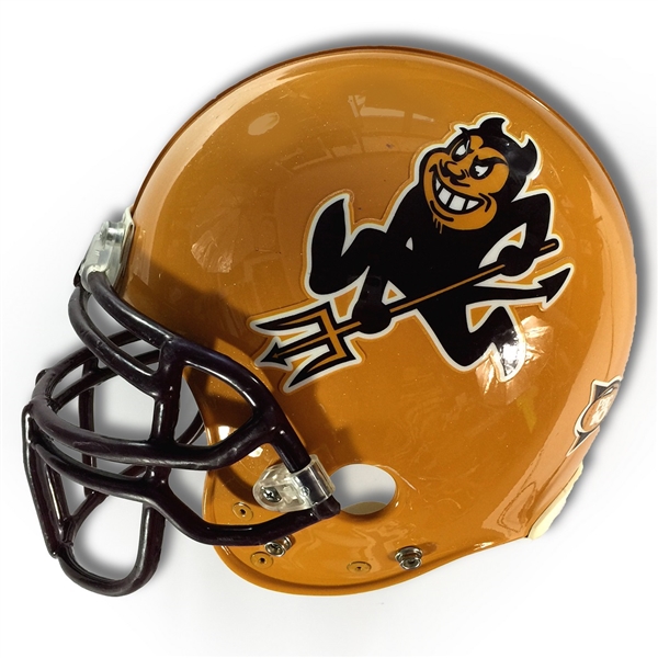 Arizona State University Game Used Football Helmet #19 - Solid Game Use