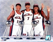 1997 Houston Comets WNBA Inaugural Championship Ring Presented to Sheryl Swoopes (GIA Analysis, Infinite Auctions LOA)