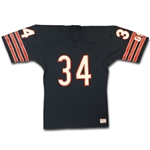 Walter Payton 1986-87 Era Chicago Bears Game Used Home Jersey - Incredible Use (Several Repairs, Great Provenance)