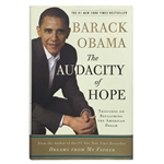 President Barack Obama & Michelle Obama Signed Book The Audacity of Hope (PSA LOA)