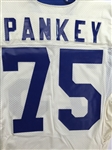 Irv Pankey 1985 Los Angeles Rams Game Used Jersey - Great Use, Repairs, Custom Collar