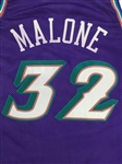 Karl Malone 2002-03 Utah Jazz Game Used Road Jersey