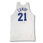 Marcus Camby 1996-97 Toronto Raptors (Huskies) Game Used Rookie Debut Jersey - NBA's 1st Game Tribute Jersey