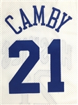 Marcus Camby 1996-97 Toronto Raptors (Huskies) Game Used Rookie Debut Jersey - NBA's 1st Game Tribute Jersey