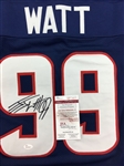 JJ Watt Signed Houston Texans Home Navy Jersey (JSA)