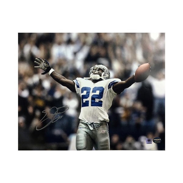 Emmitt Smith Signed 16x20" Photograph (Prova)