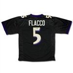 Joe Flacco Signed Baltimore Ravens Black Home Jersey (JSA)