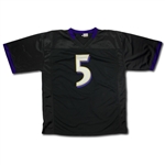 Joe Flacco Signed Baltimore Ravens Black Home Jersey (JSA)