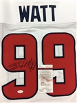 JJ Watt Signed Houston Texans Road White Jersey (JSA)