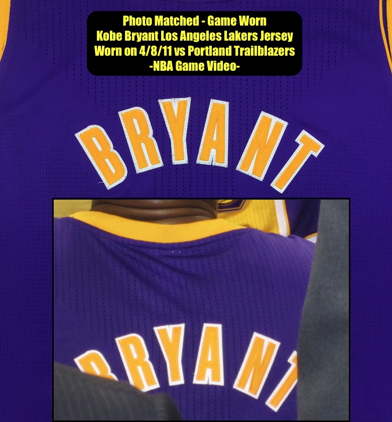 Lot Detail - 2010 Kobe Bryant Game Issued and Signed L.A. Lakers NBA Finals  Jersey (Lakers Team LOA)