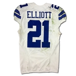 Ezekiel Elliott 11/13/16 Dallas Cowboys Game Used Rookie Jersey! 3 TD's & 209 Total Yards (Photo Matched, Panini COA)