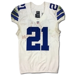 Ezekiel Elliott 11/13/16 Dallas Cowboys Game Used Rookie Jersey! 3 TD's & 209 Total Yards (Photo Matched, Panini COA)