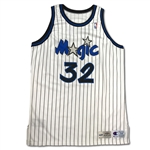 Shaquille O'Neal 1994-95 Orlando Magic Game Used Home Jersey - NBA Scoring Champion (GF LOA)