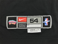 David Robinson 2001-02 San Antonio Spurs Game Used Jersey - 9/11 Ribbon Patch