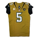 Blake Bortles 10/27/2016 Jacksonville Jaguars Game Used Jersey - 337yds 3TD's! - Photo Matched (RGU,NFL/PSA)
