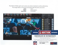 Delanie Walker 11/13/2016 Tennessee Titans Game Used & Signed Jersey - Photo Matched (NFL/PSA,RGU LOA)