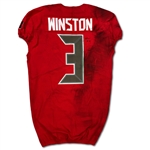 Jameis Winston 11/3/2016 Tampa Bay Buccaneers Game Used Jersey - 261 Yards, 3 TD's! - Photo Matched (RGU LOA)